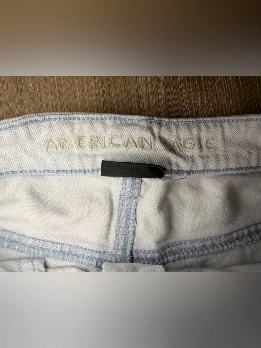 American Eagle Stretch Tie-Dye Denim Shorts Boho Size 6